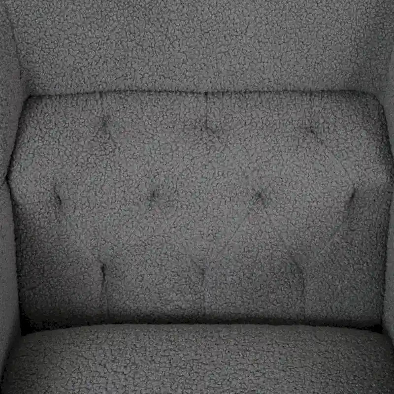 Fauteuil d'appoint capitonné pour salon et chambre à coucher