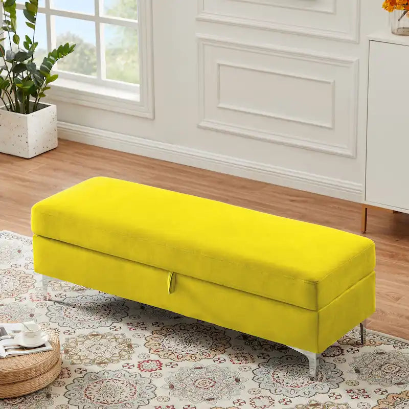 Banc de rangement pour salon ou chambre à coucher