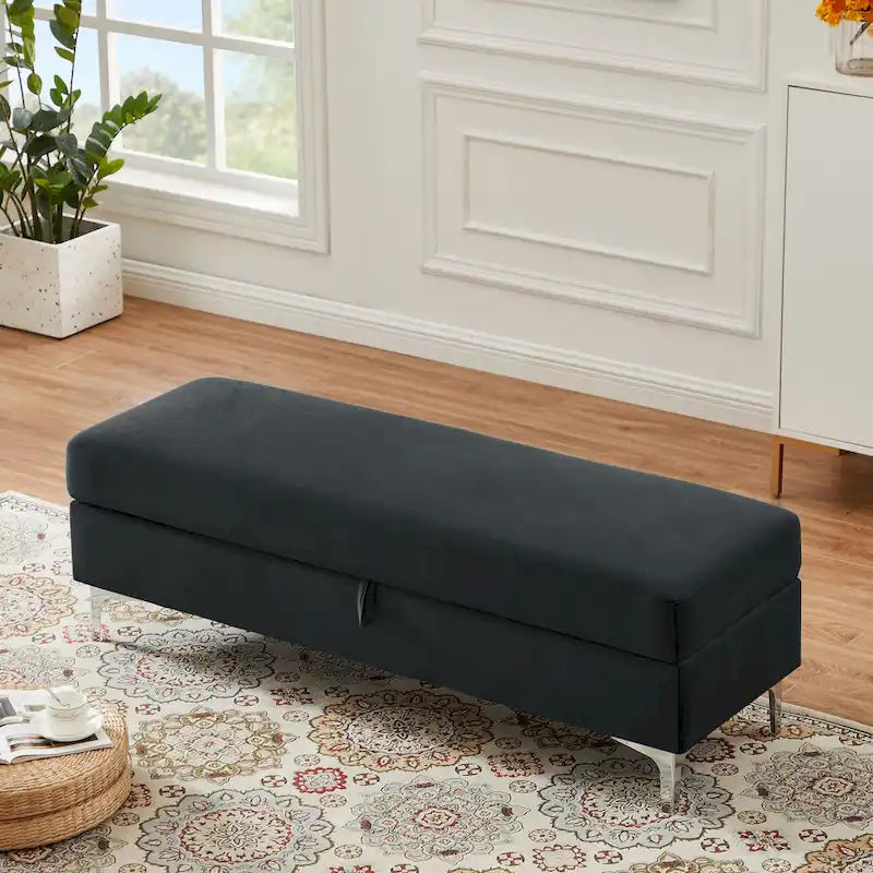 Banc de rangement pour salon ou chambre à coucher