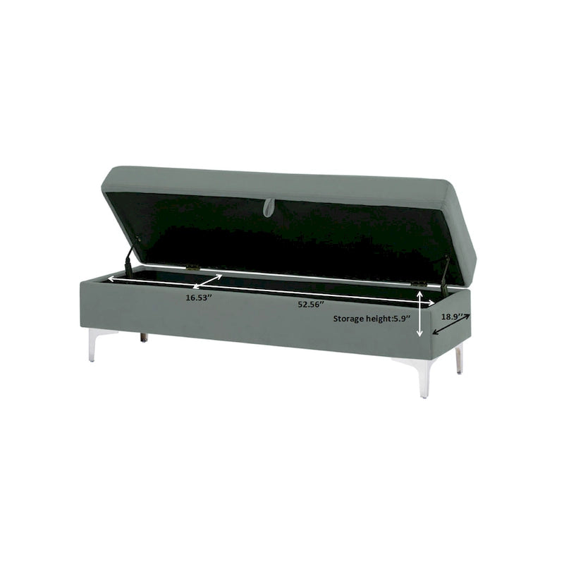 Banc de rangement pour salon ou chambre à coucher