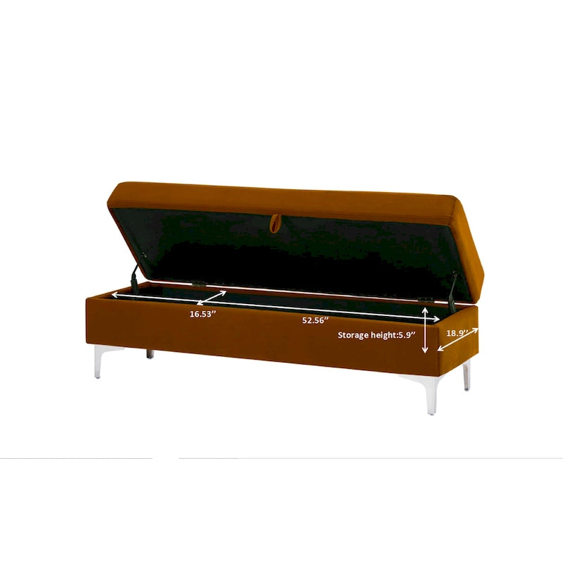 Banc de rangement pour salon ou chambre à coucher