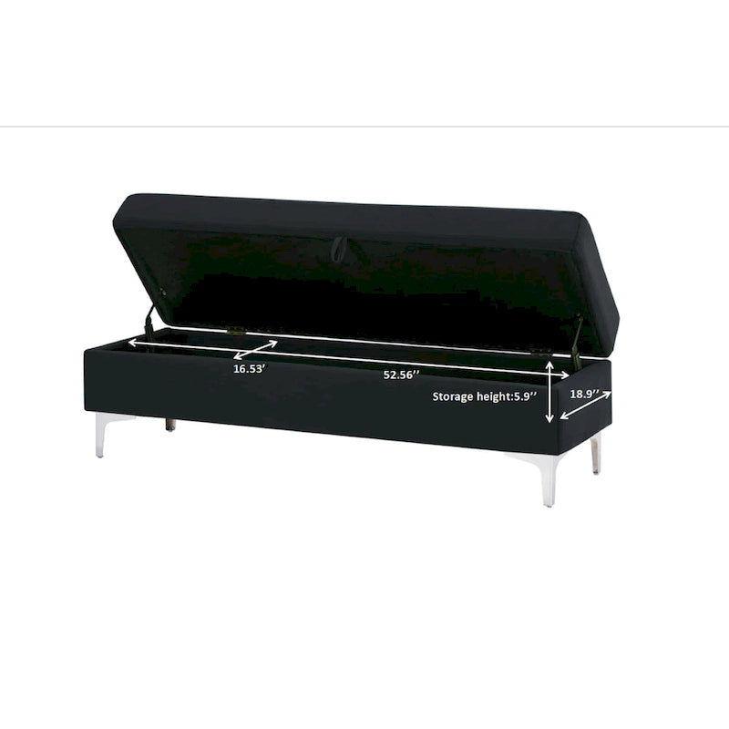 Banc de rangement pour salon ou chambre à coucher