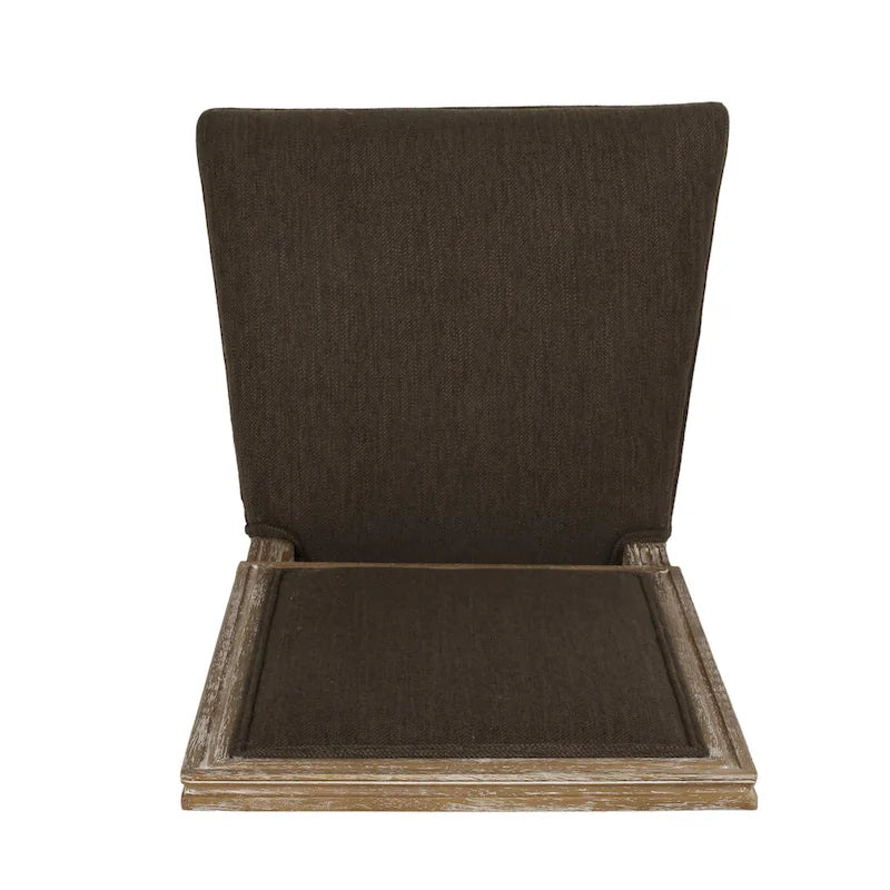 Chaise de salle à manger en bois rembourrée