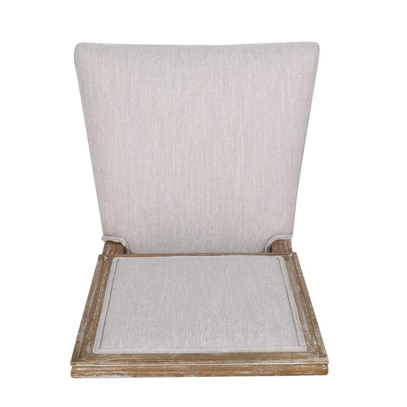 Chaise de salle à manger en bois rembourrée