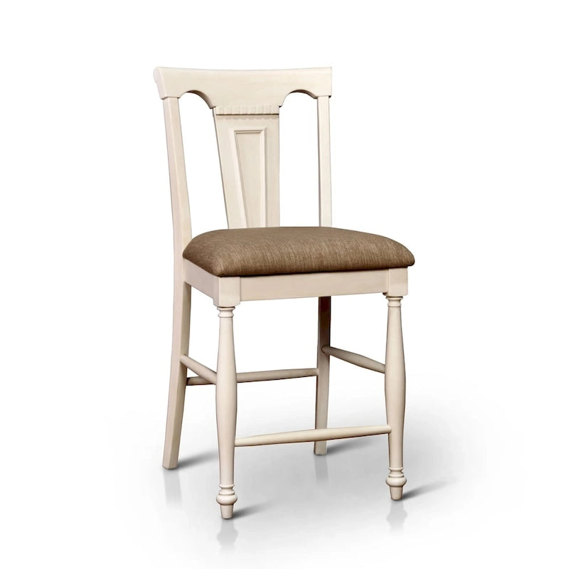 Chaise de hauteur comptoir en bois massif style campagnard