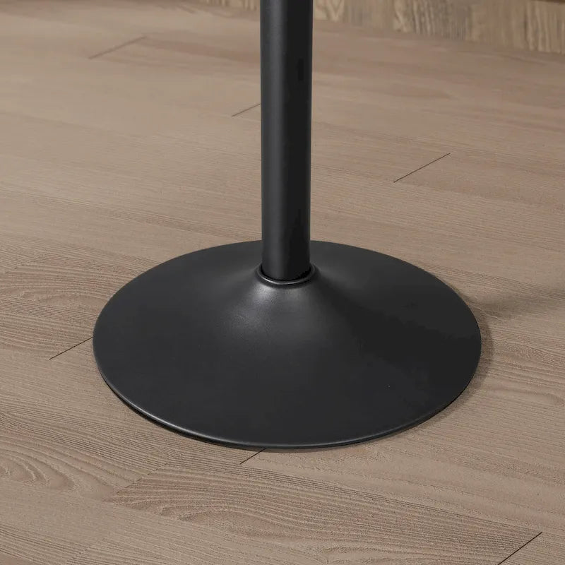 Art Leon Swivel and Adjustable PU Leather Barstool (Set of 2)
