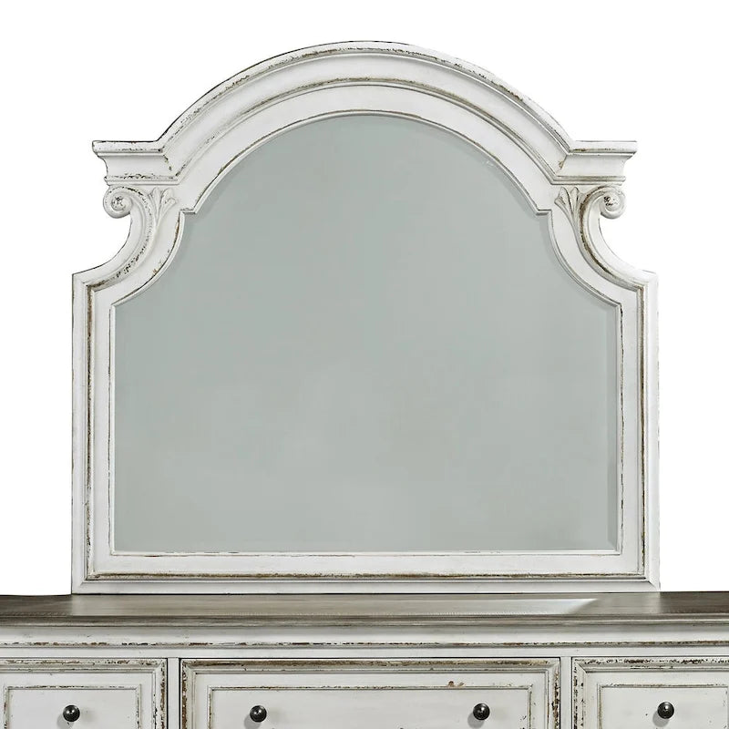 Commode 7 tiroirs avec miroir biseauté – 2 options de finition