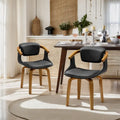 Chaise de salle à manger pivotante Mid-century Modern