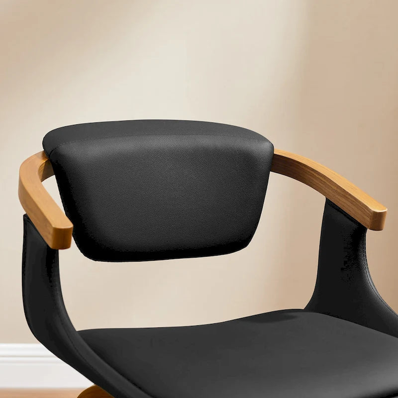 Chaise de salle à manger pivotante Mid-century Modern