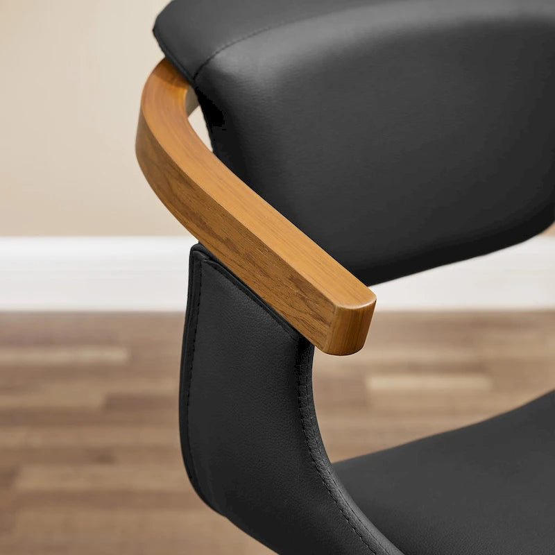 Chaise de salle à manger pivotante Mid-century Modern