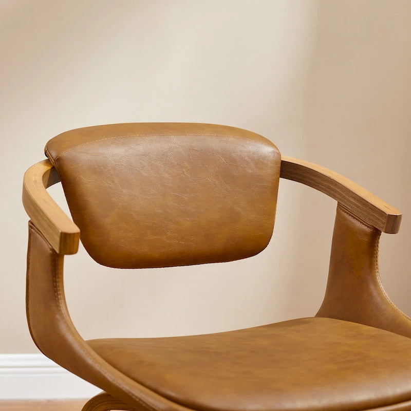 Chaise de salle à manger pivotante Mid-century Modern