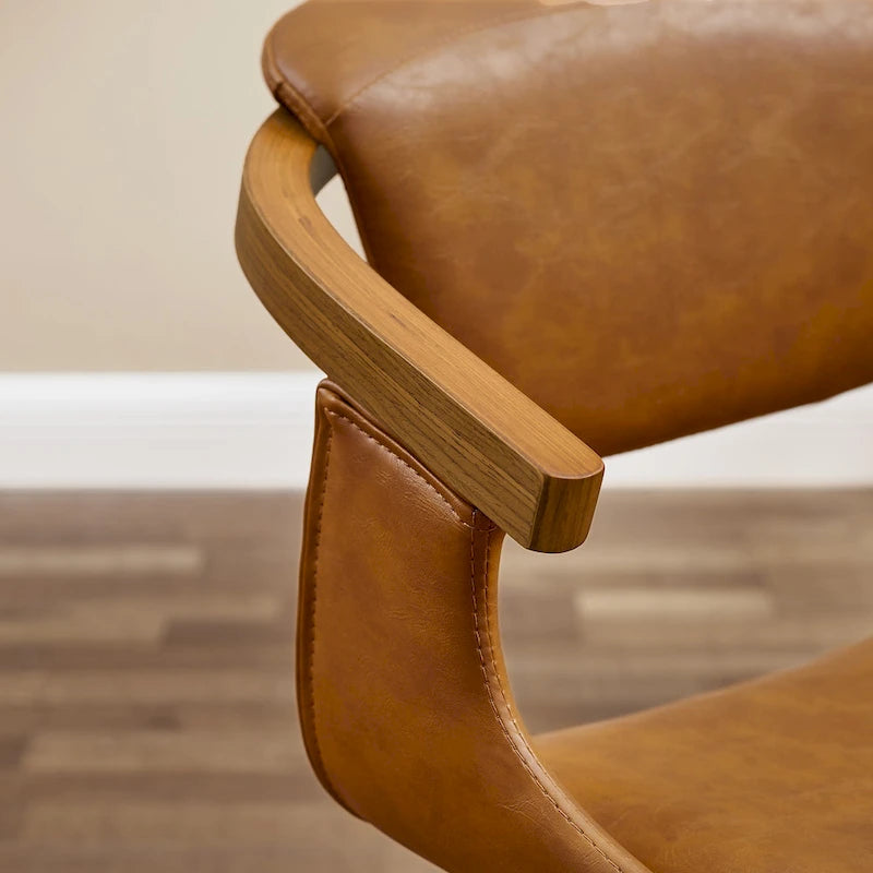 Chaise de salle à manger pivotante Mid-century Modern
