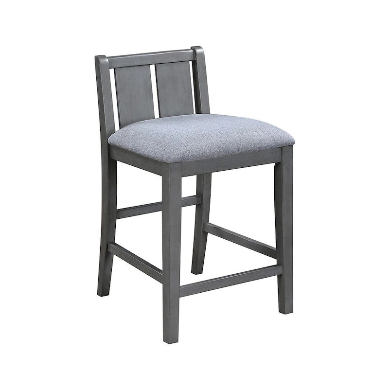 Table de salle à manger hauteur comptoir avec étagère de rangement