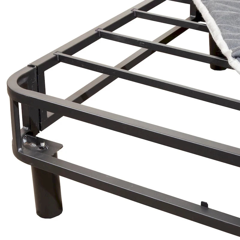 Sommier tapissier en métal pour grand lit