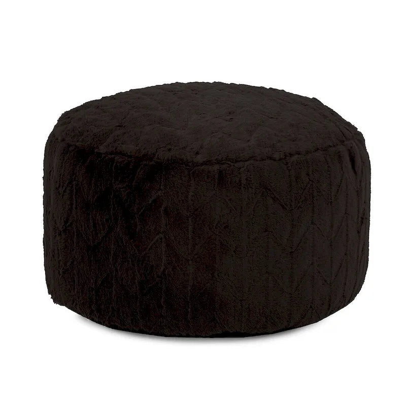 Pouf Repose-Pieds Ébène