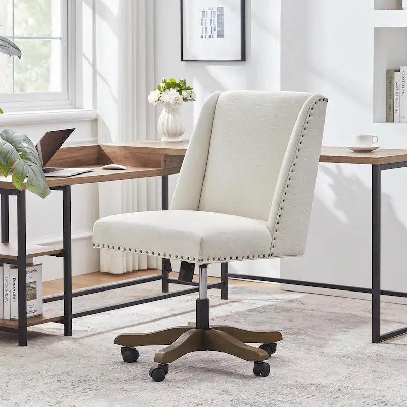 Chaise de bureau à roulettes, pivotante à 360°