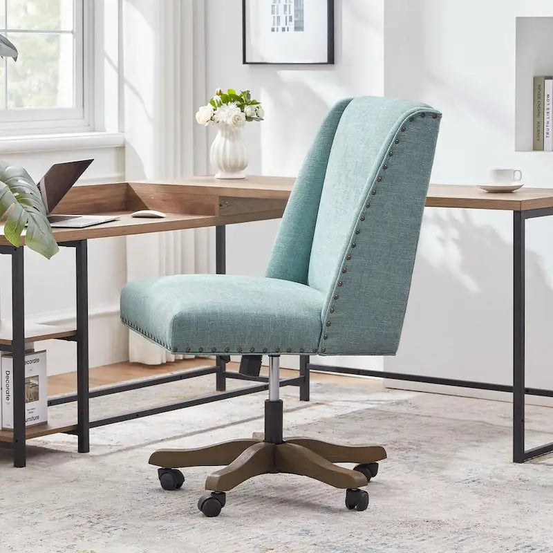Chaise de bureau à roulettes, pivotante à 360°