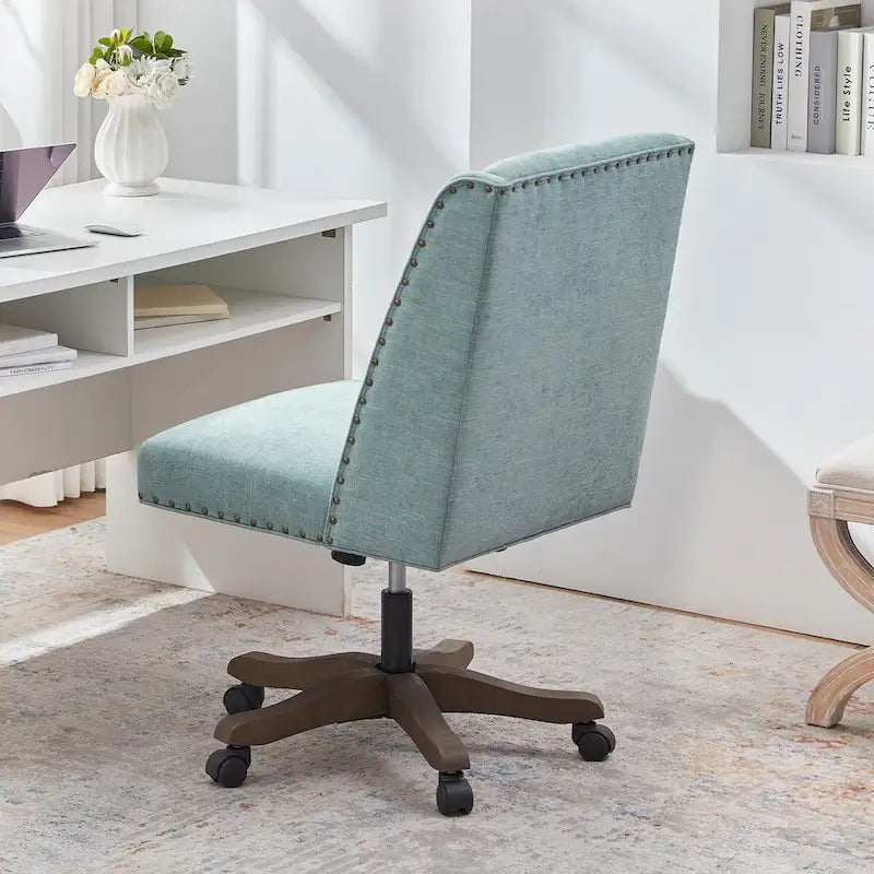 Chaise de bureau à roulettes, pivotante à 360°