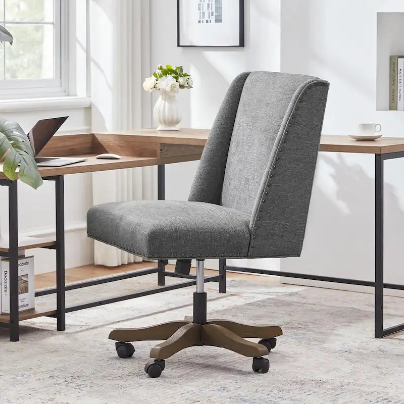 Chaise de bureau à roulettes, pivotante à 360°