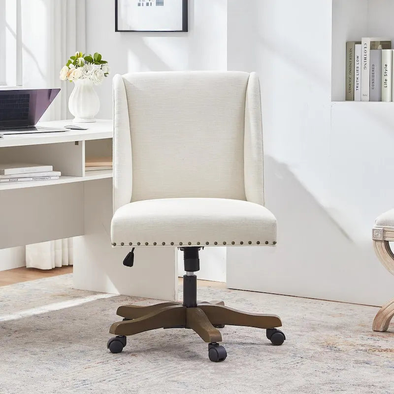 Chaise de bureau à roulettes, pivotante à 360°