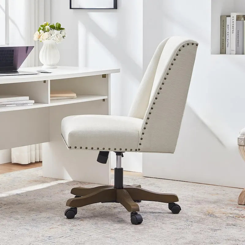 Chaise de bureau à roulettes, pivotante à 360°