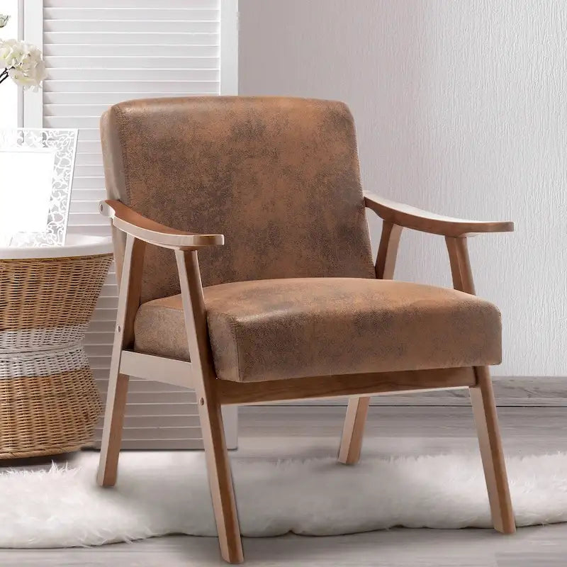 Fauteuil d'appoint avec coussin en velours