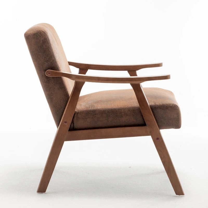 Fauteuil d'appoint avec coussin en velours