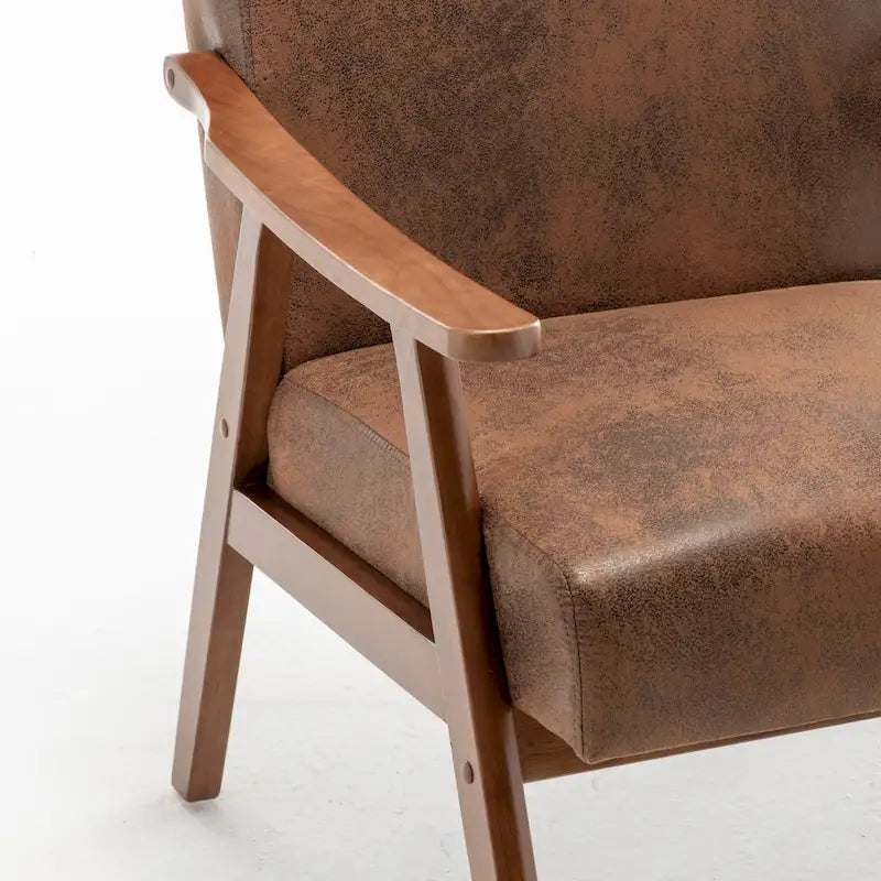 Fauteuil d'appoint avec coussin en velours