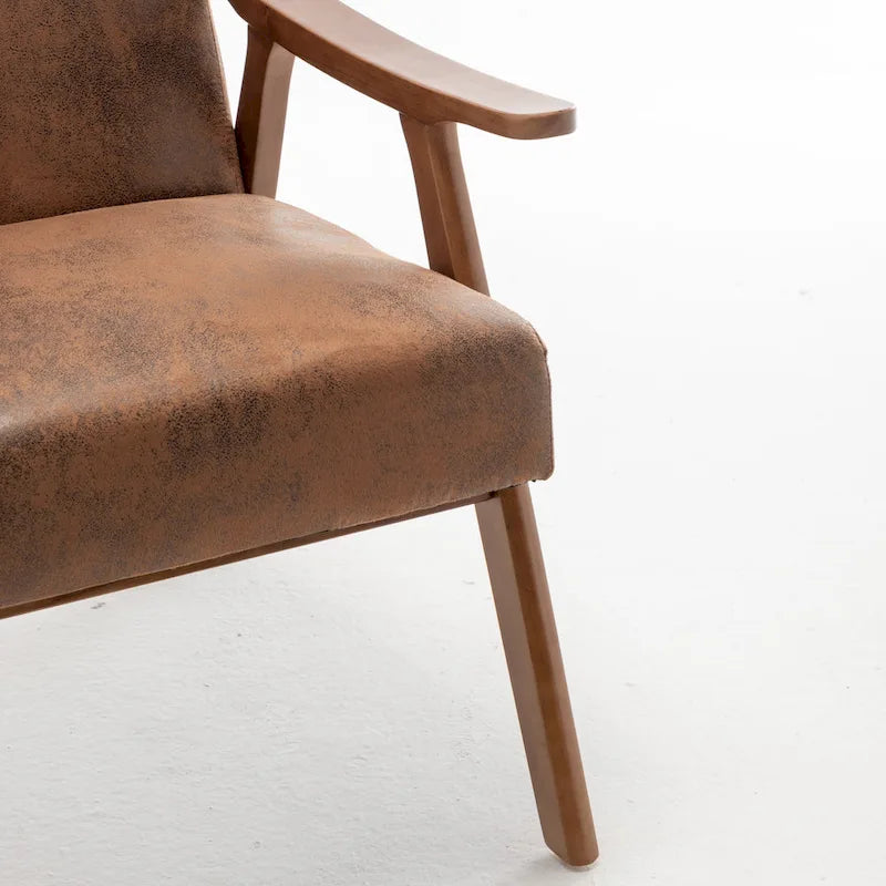 Fauteuil d'appoint avec coussin en velours