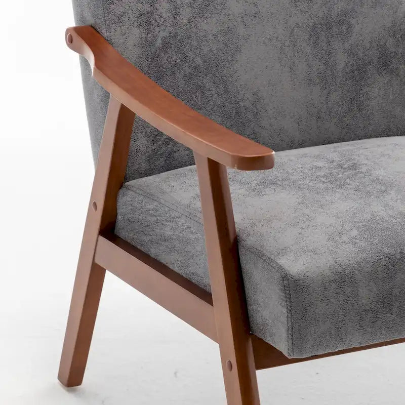 Fauteuil d'appoint avec coussin en velours
