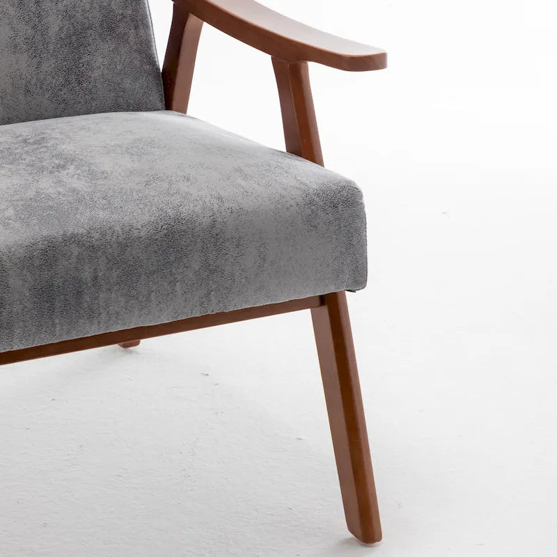 Fauteuil d'appoint avec coussin en velours
