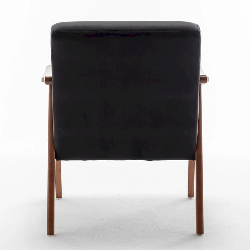 Fauteuil d'appoint avec coussin en velours
