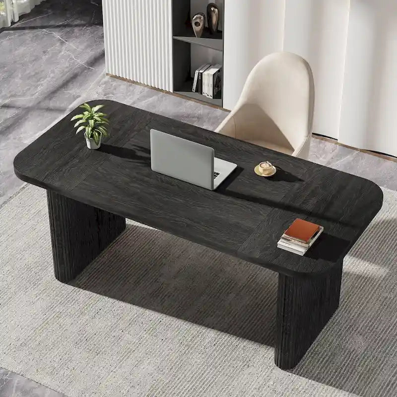 Bureau informatique pour le télétravail, Table d'écriture rectangulaire simple pour bureau et chambre à coucher