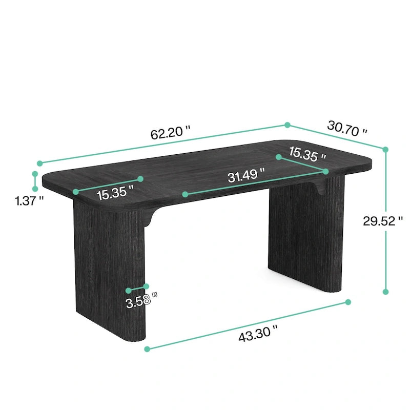 Bureau informatique pour le télétravail, Table d'écriture rectangulaire simple pour bureau et chambre à coucher