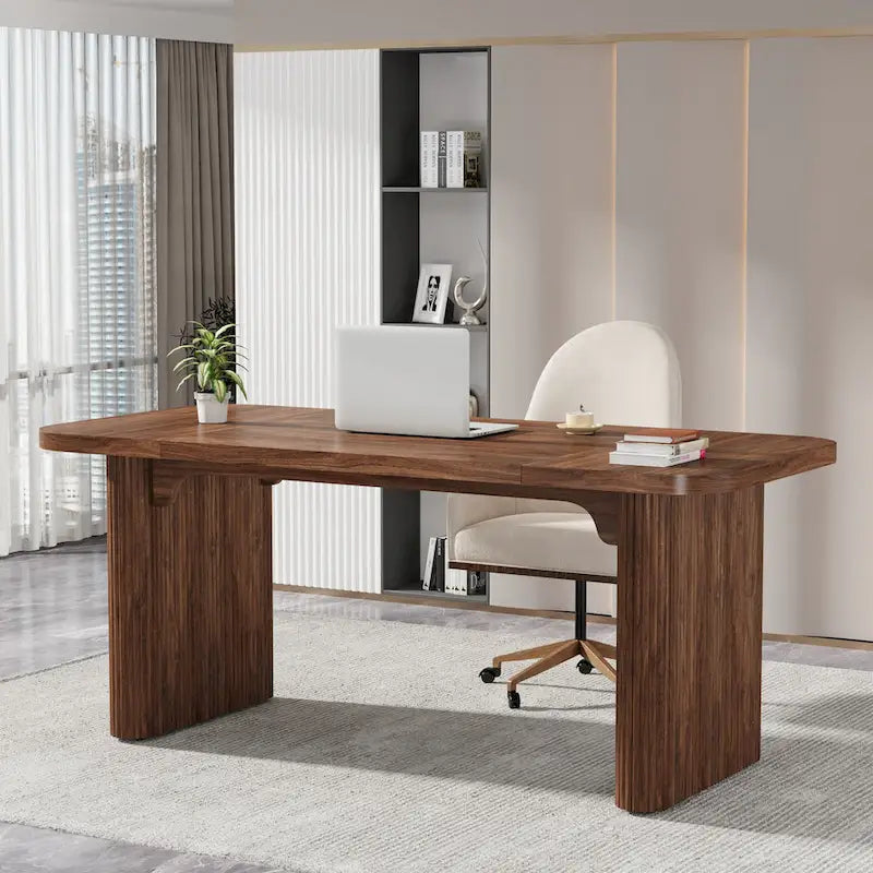 Bureau informatique pour le télétravail, Table d'écriture rectangulaire simple pour bureau et chambre à coucher