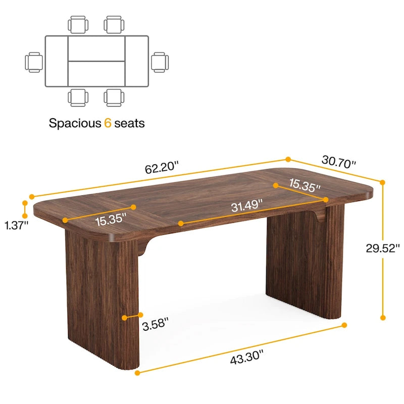 Bureau informatique pour le télétravail, Table d'écriture rectangulaire simple pour bureau et chambre à coucher