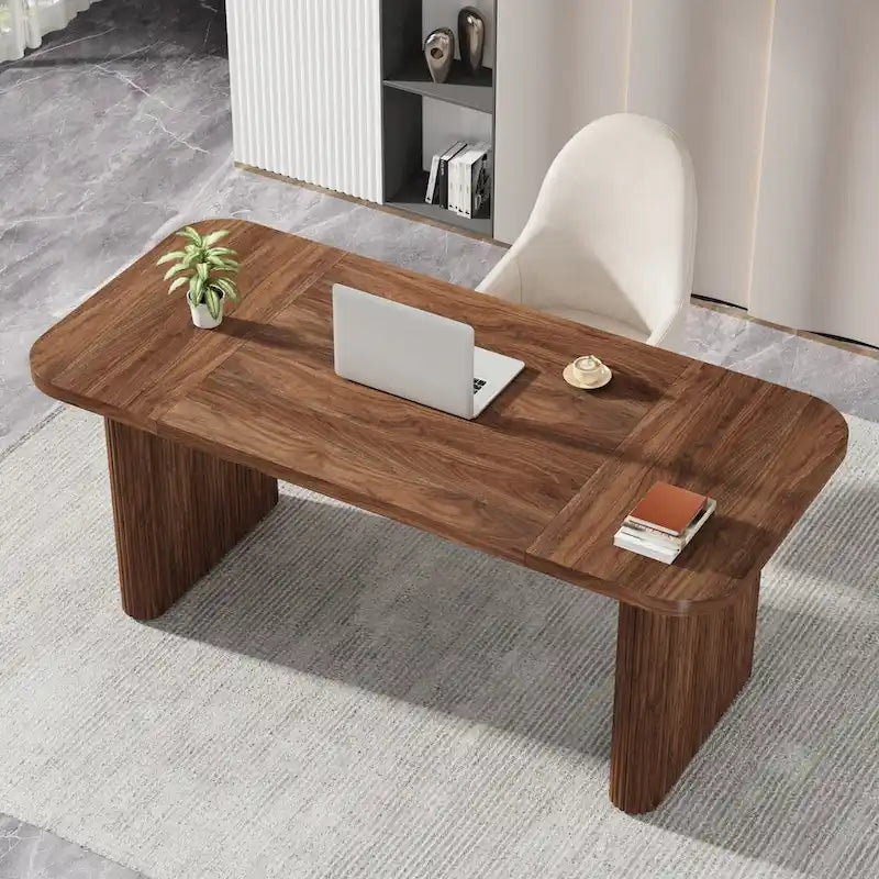 Bureau informatique pour le télétravail, Table d'écriture rectangulaire simple pour bureau et chambre à coucher