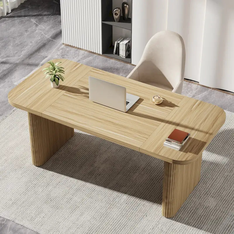 Bureau informatique pour le télétravail, Table d'écriture rectangulaire simple pour bureau et chambre à coucher