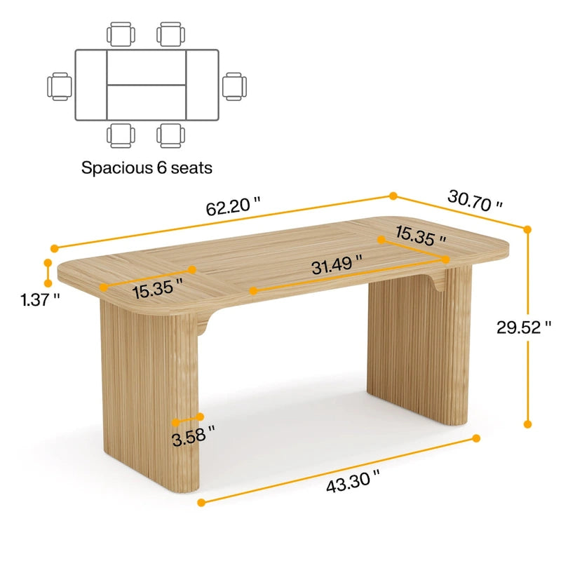 Bureau informatique pour le télétravail, Table d'écriture rectangulaire simple pour bureau et chambre à coucher
