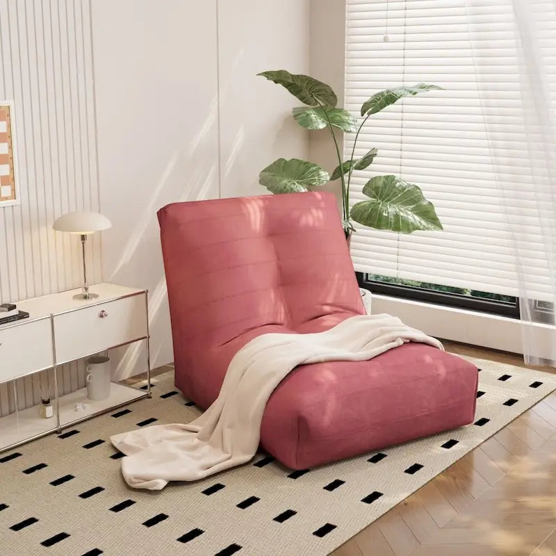 Fauteuil Poire, Canapé de Sol Paresseux, Fauteuil d'Angle pour Adultes, Canapé Tatami avec Rembourrage en Éponge