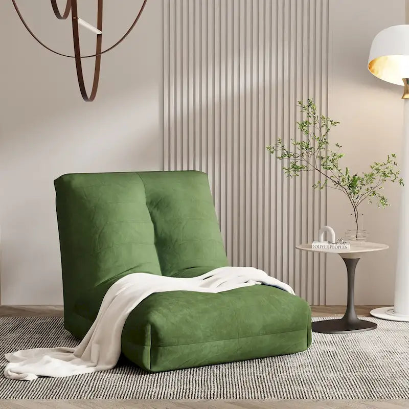 Fauteuil Poire, Canapé de Sol Paresseux, Fauteuil d'Angle pour Adultes, Canapé Tatami avec Rembourrage en Éponge