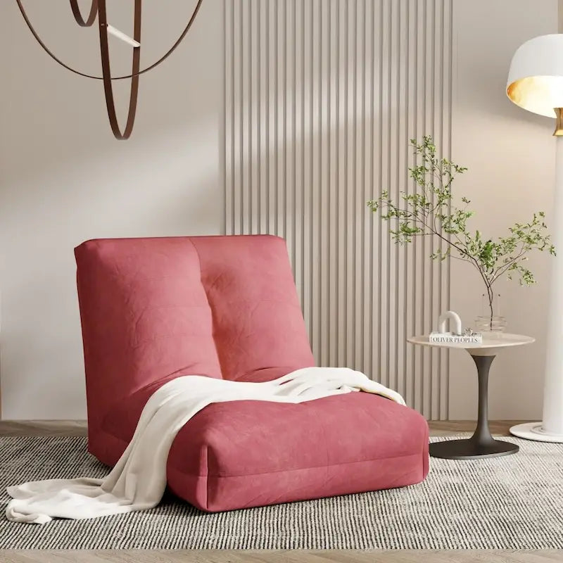 Fauteuil Poire, Canapé de Sol Paresseux, Fauteuil d'Angle pour Adultes, Canapé Tatami avec Rembourrage en Éponge